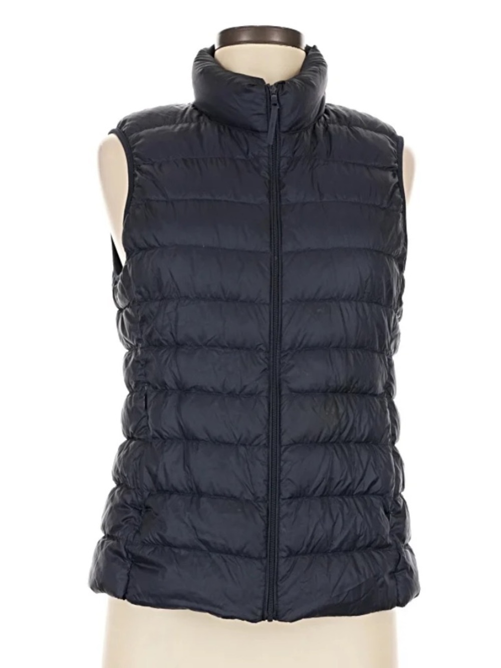 Uniqlo Navy Quilted Puffer Vest Ultra Light Down
